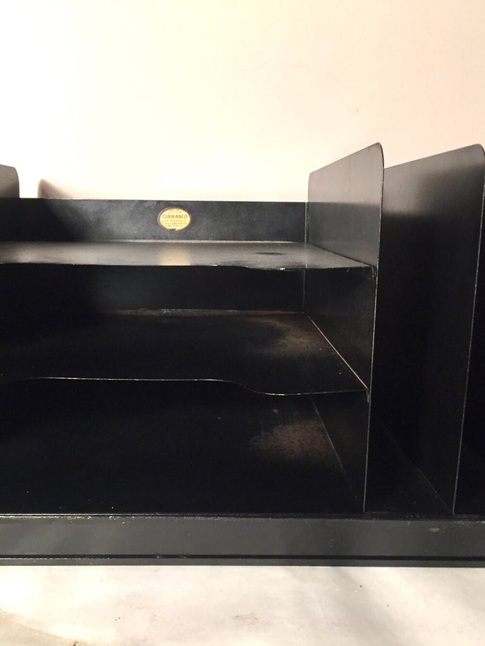 Vintage Curmanco Metal Desk File Sorter Tray Horizontal & Vertical $